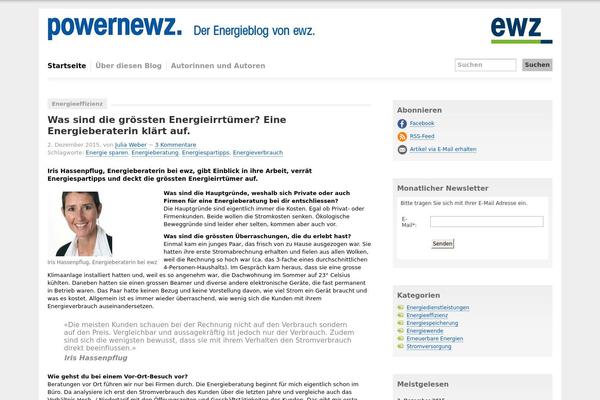 powernewz.ch site used Powernewz-theme