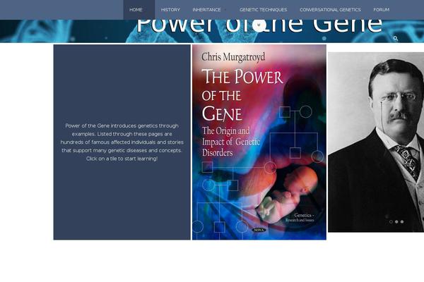 powerofthegene.com site used Keyframe