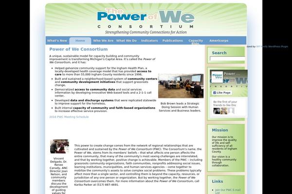 Hybrid theme site design template sample