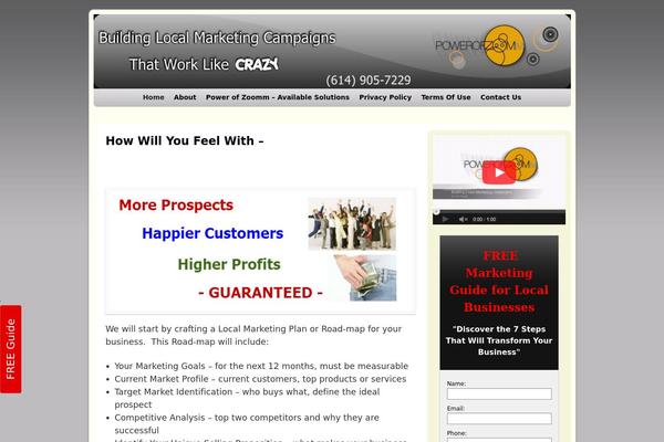 Site using Easyoptinbuilder plugin