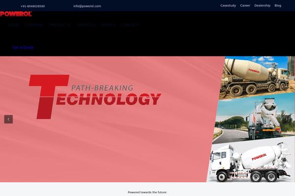 Nex theme site design template sample