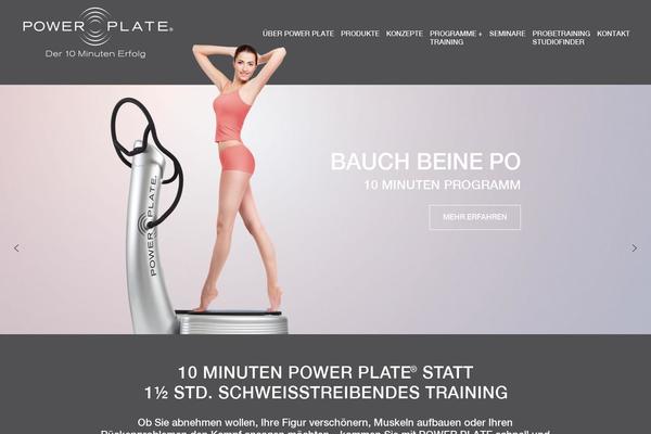 powerplate.ch site used Powerplate