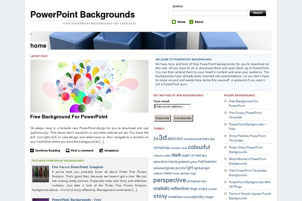 The Morning After theme site design template sample