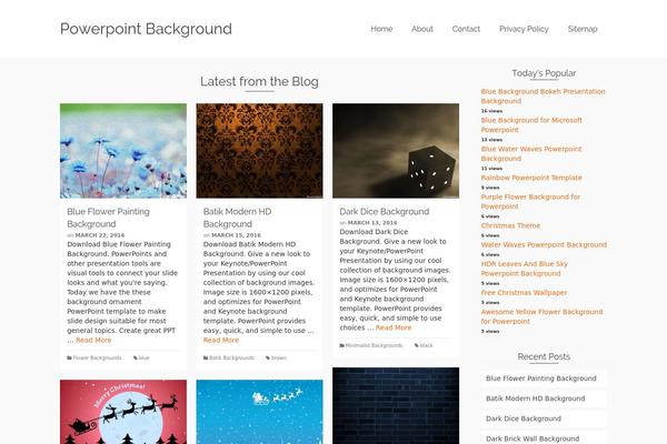 Point theme site design template sample