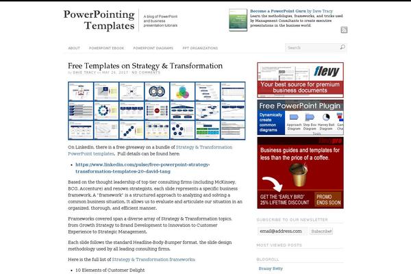 Platform theme site design template sample