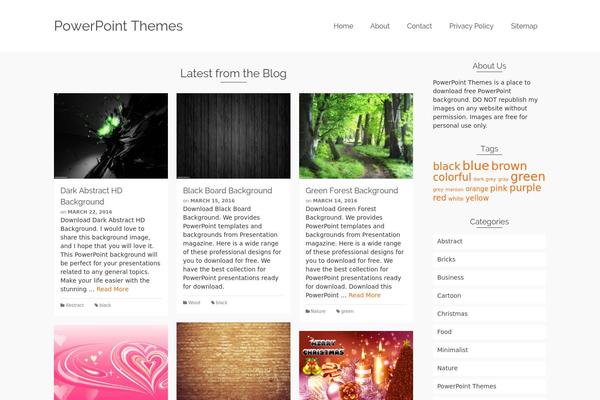 Point theme site design template sample