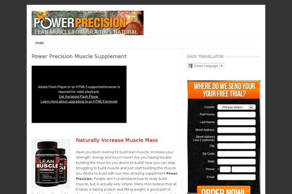 Leaf theme site design template sample