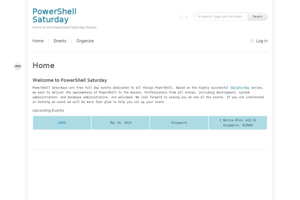 Evento theme site design template sample