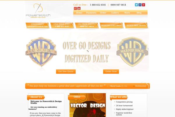 Site using Easing Slider plugin