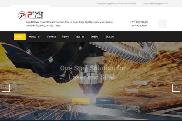 Factorypress theme site design template sample