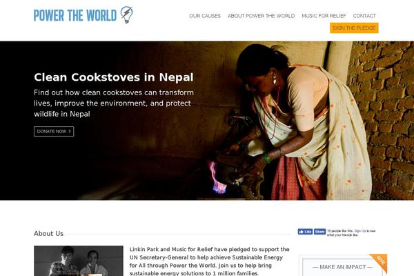 Charitas theme site design template sample