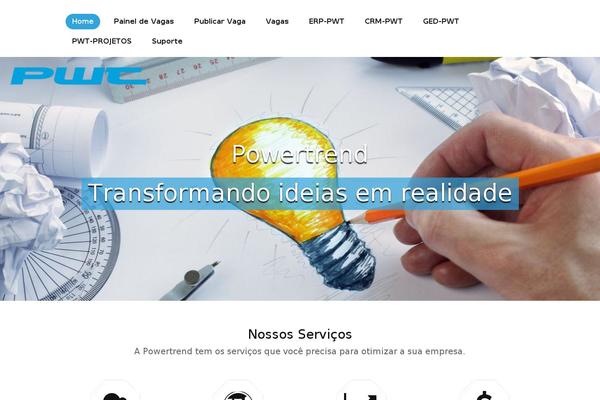One Page Express theme site design template sample