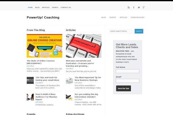 Site using Search by Google plugin