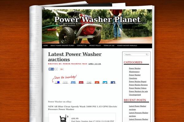 Fresh Ink Magazine theme site design template sample