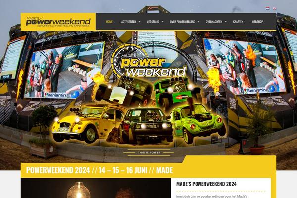 powerweekend.nl site used Power