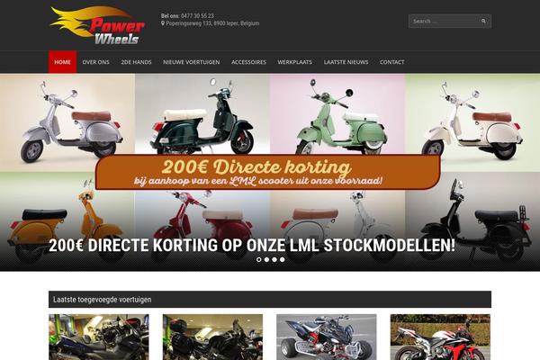 RedLine theme site design template sample