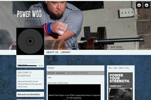 Soundcheck theme site design template sample