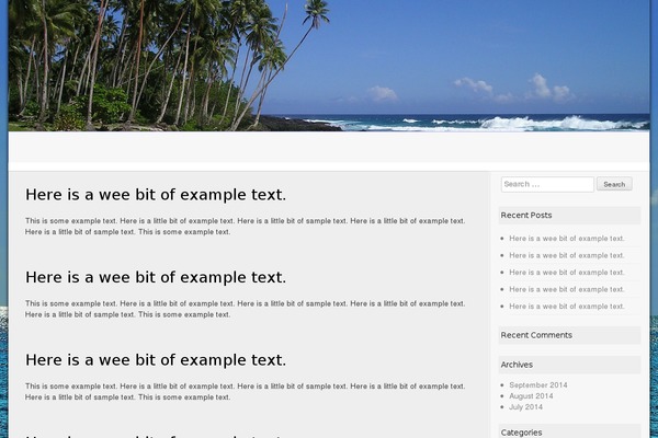 Travel Guide theme site design template sample