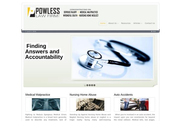 Reason theme site design template sample