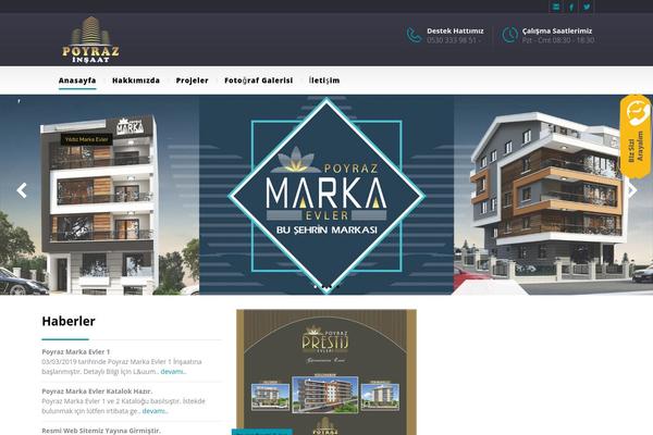 BuildMe theme site design template sample