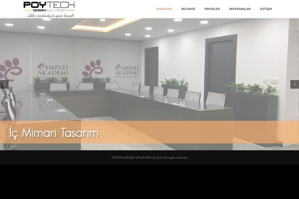 Constructo theme site design template sample