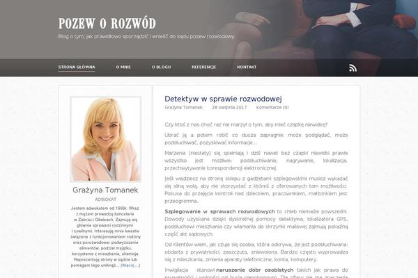 Thesis 1.8.4 theme site design template sample