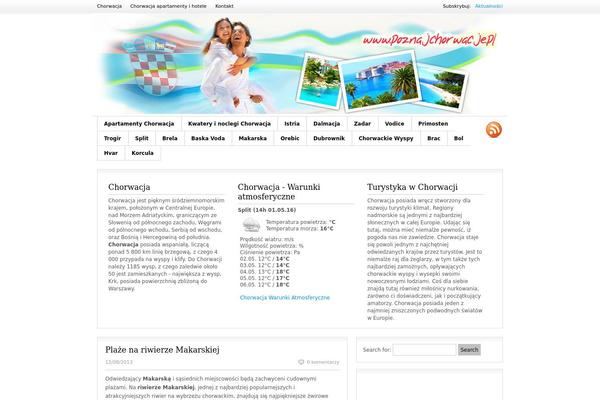 Fresh News theme site design template sample