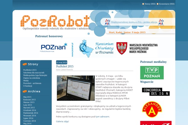 Gateway theme site design template sample