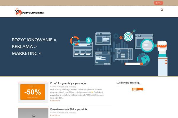 Nitro theme site design template sample