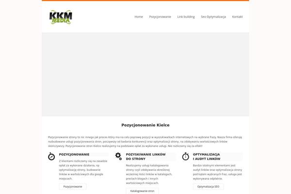 Extensio theme site design template sample