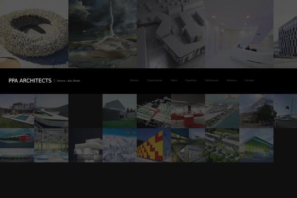 Fullscreen theme site design template sample
