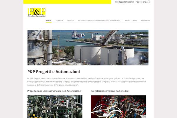 Vanguard theme site design template sample