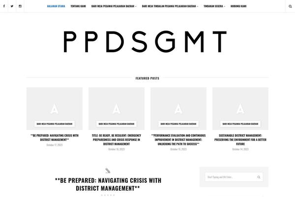 Alison theme site design template sample