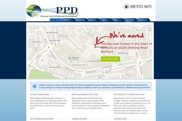 Extensio theme site design template sample