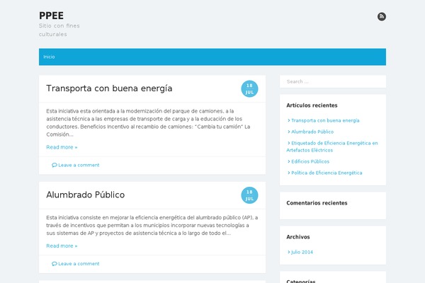 The Box theme site design template sample