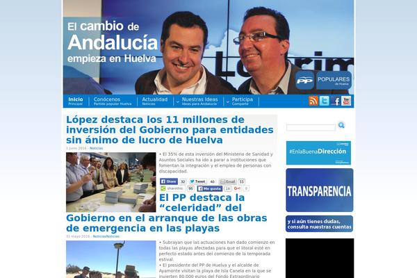 pphuelva.es site used Yoo_enterprise_wp