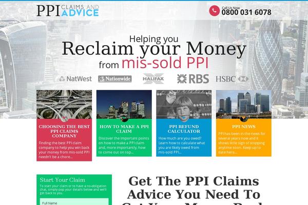 ppiclaimsandadvice.com site used Oraclepensionreview