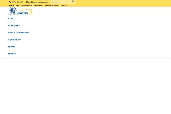 The7 Child theme site design template sample