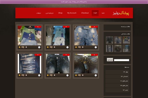 eGallery theme site design template sample