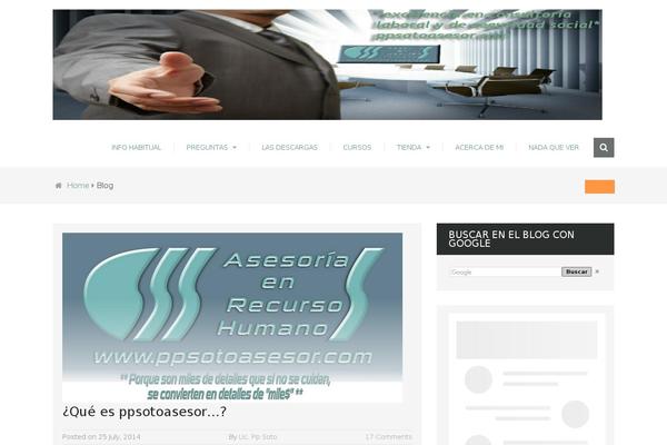 Hestia-pro theme site design template sample