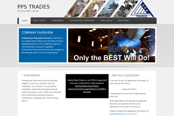 Enterprise theme site design template sample