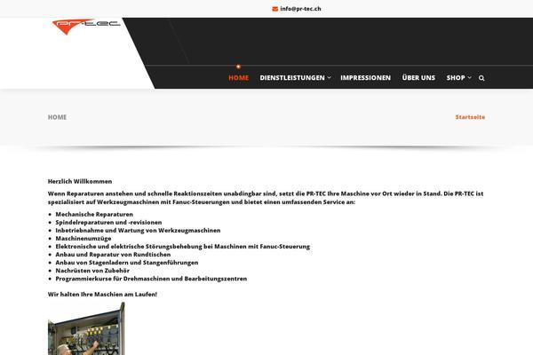 Specia theme site design template sample