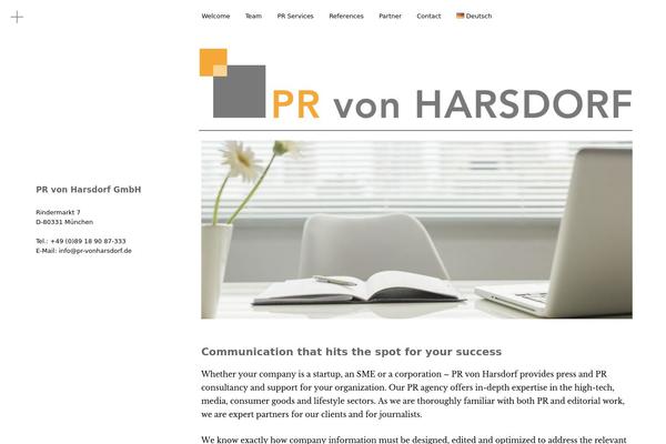 pr-vonharsdorf.de site used Prvh