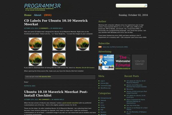 Firebug theme site design template sample