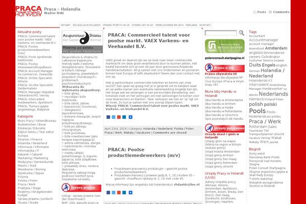 Site using The Social Links plugin