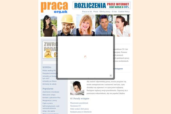 praca.org.uk site used Praca