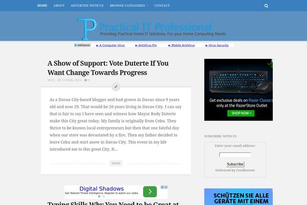 Anew theme site design template sample