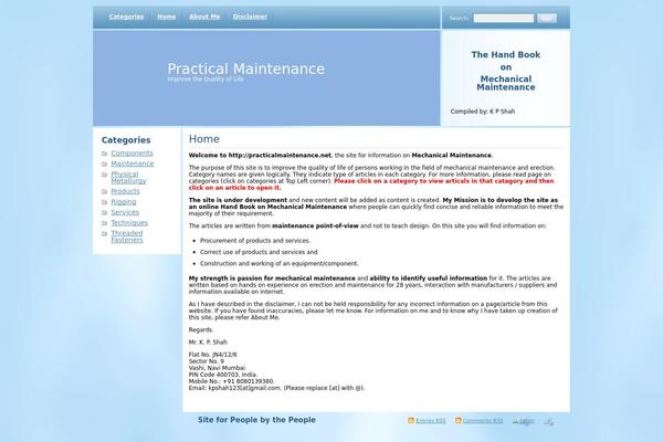 Cloudy theme site design template sample