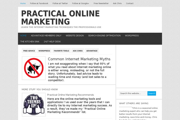 News theme site design template sample