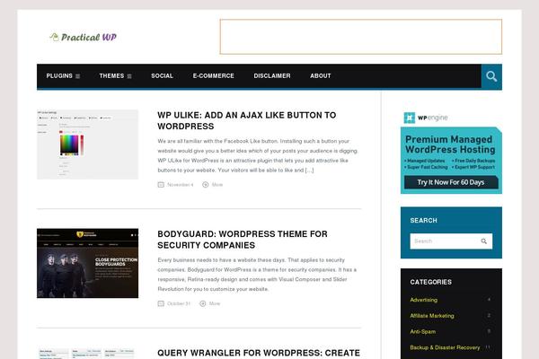 Grimag theme site design template sample